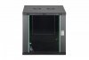 Digitus Szafa sieciowa wisząca Dynamic 19 12U rack 607x600x600mm, drzwi szyba, czarna, niezłożona, 60kg